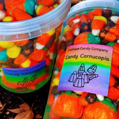 Candy Cornucopia Tub-over a lb!