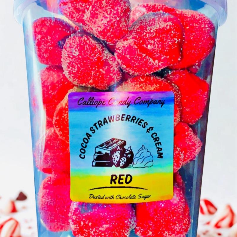 Cocoa Strawberries & Cream RED Tub