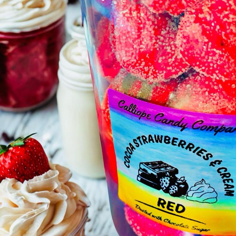 Cocoa Strawberries & Cream RED Tub