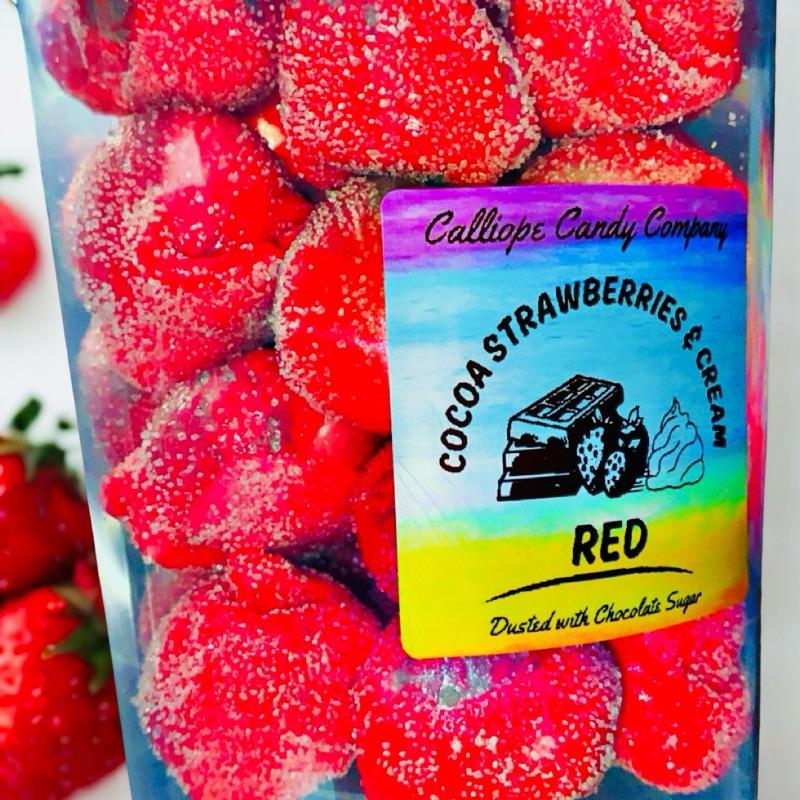 Cocoa Strawberries & Cream RED Tub
