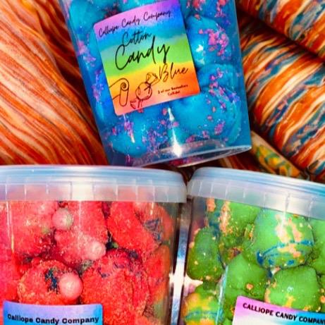 Cotton Candy Blue, Apple Pie Green and Watermelon Sugar Pink, Cocoa StrawBerries & Cream Red