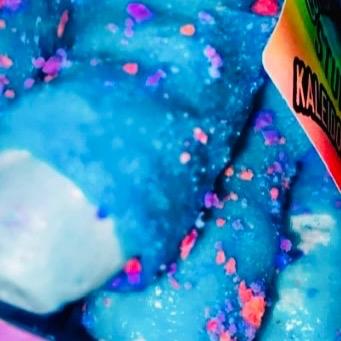 Cotton Candy Crunch Edition Kaleidoscopes-Blue Raspberry Fruit Rollups with Cotton Candy Crunch Varieties