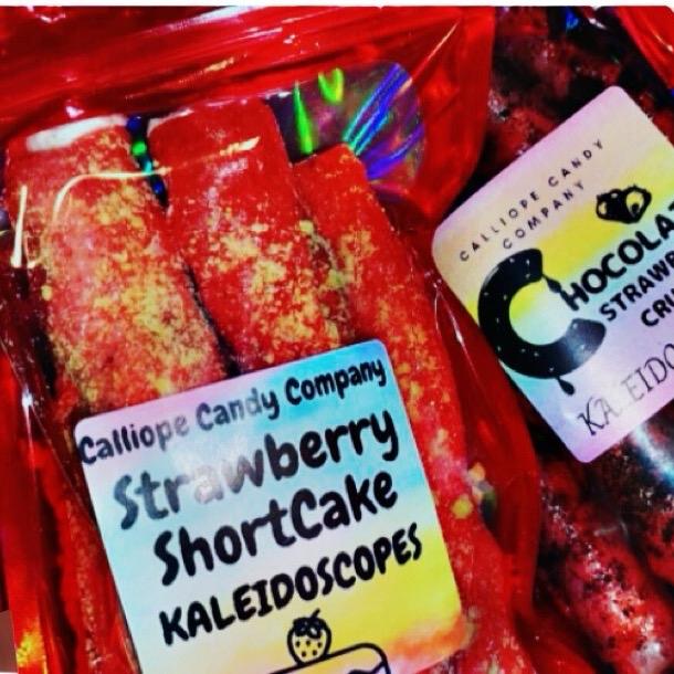 Freeze Dried Strawberry Fruit Roll Ups, Crunch Varieties