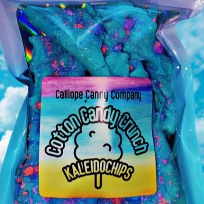 KaleidoChips-Freeze Dried Cotton Candy Crunch Roll Up Sweet Treat, 3 sizes available