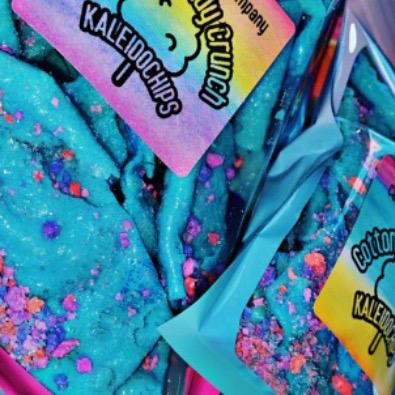KaleidoChips-Freeze Dried Cotton Candy Crunch Roll Up Sweet Treat, 3 sizes available