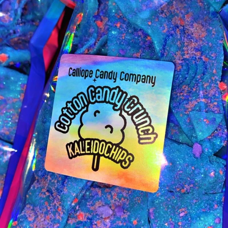 KaleidoChips-Freeze Dried Cotton Candy Crunch Roll Up Sweet Treat, 3 sizes available