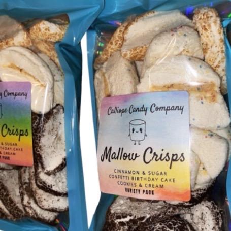 Mallow Crisps Variety Pack-Freeze Dried Stuffed Marshmallows