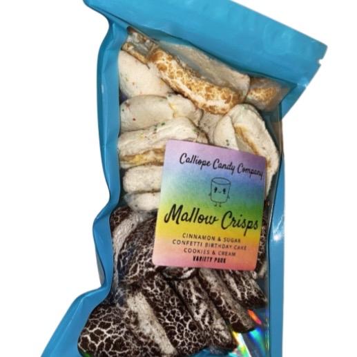 Mallow Crisps Variety Pack-Freeze Dried Stuffed Marshmallows