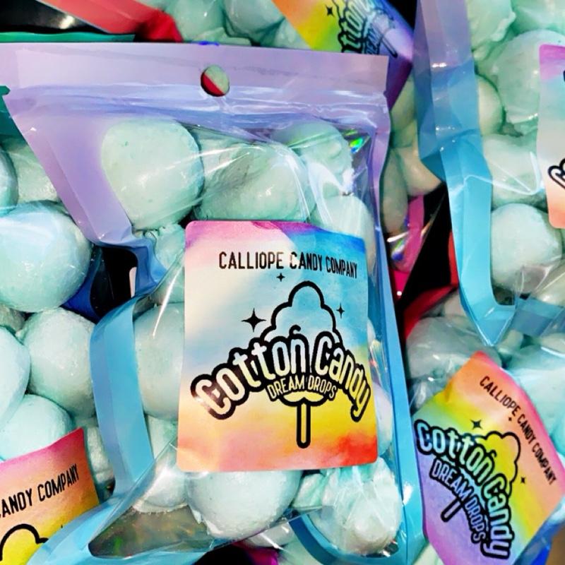 Premium Cotton Candy Salt Water Taffy - Freeze Dried Snack Candy - Candies