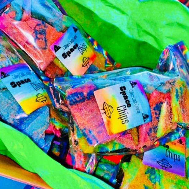 Space Chips- now available in two sizes! Including our new Mega