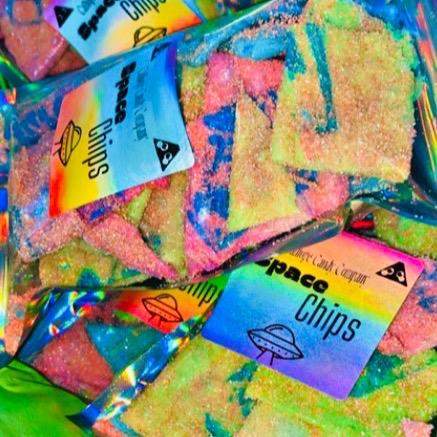 Space Chips- now available in two sizes! Including our new Mega